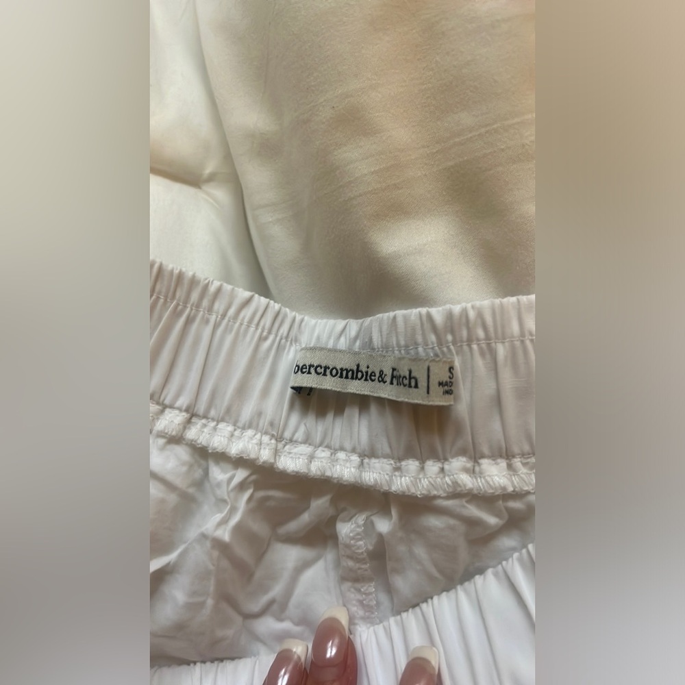 White Abercrombie Maxi skirt